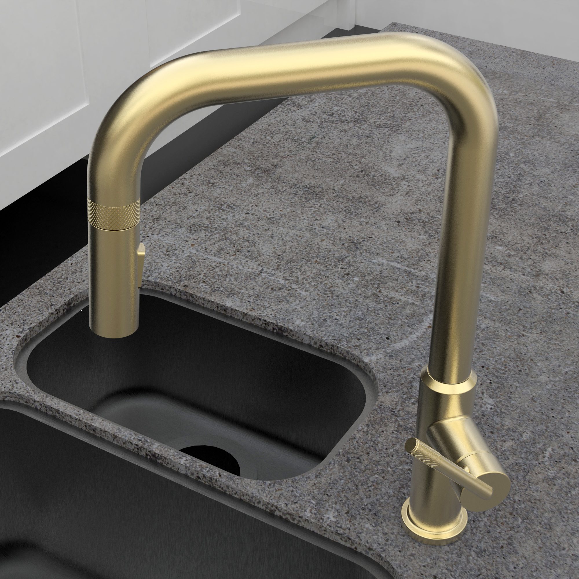 Kitchen Sink Faucet with Swivel Pull-Down Spout - Bélanger