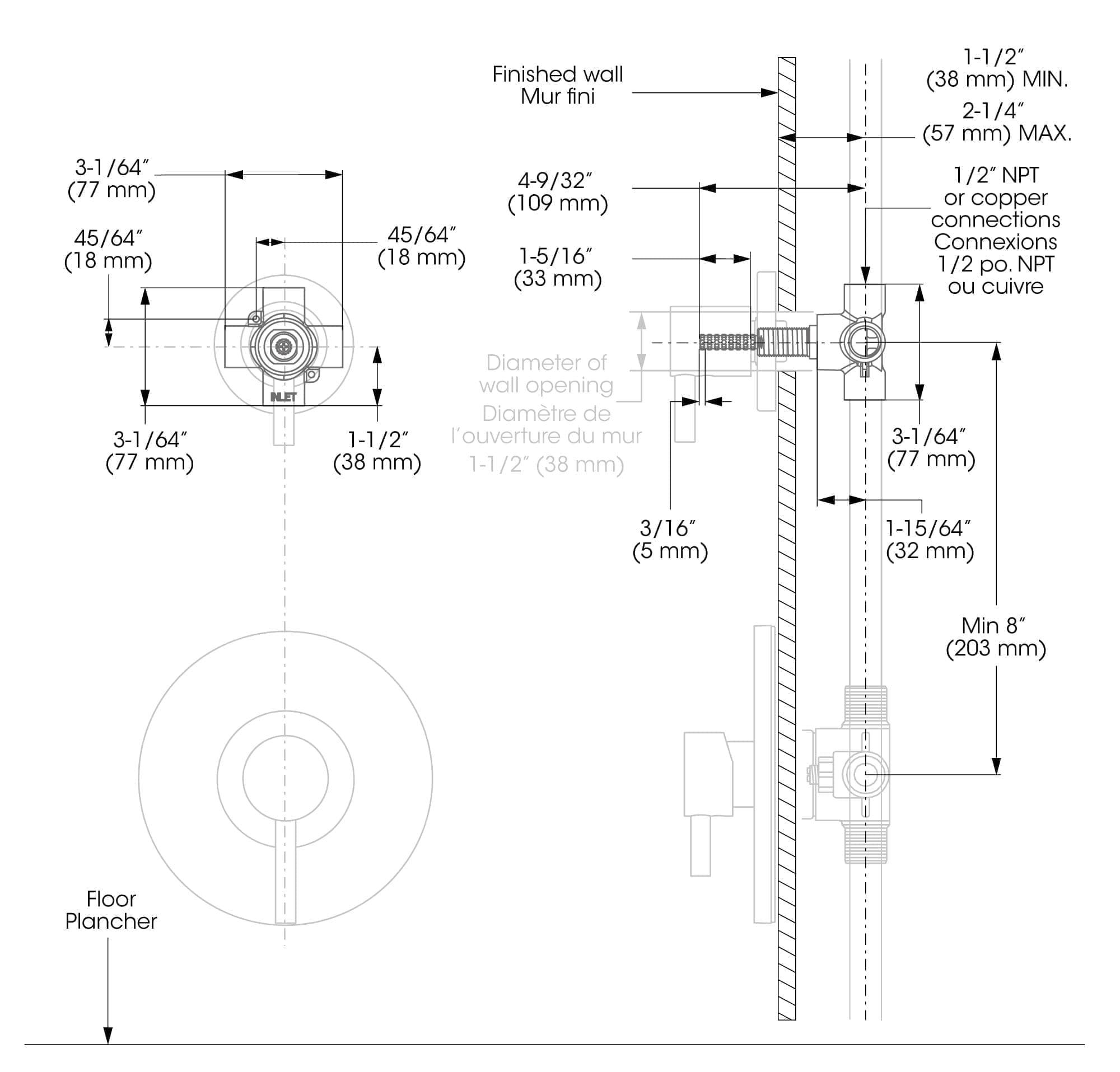  roowarmer – 3 way válvula termostática para radiador